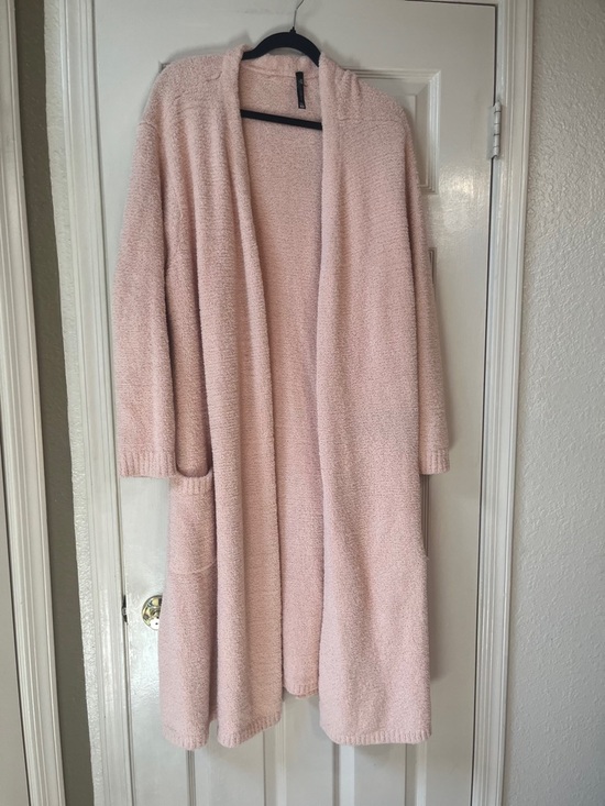 torrid Other - torrid Long Open-Front Chenille bathrobe in Pale Pink